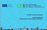 OI-Net Project Results Carmen Buzea Transilvania ... · PDF fileCarmen Buzea  @unitbv.ro Thank you! This project has been funded with support from the European Commission