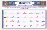 Alphabets - QURAN  · PDF filetheir two their me they they they two gill two their house your
