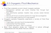 3.1 Cryogenic Fluid Mechanics - USPAS | U.S.uspas.fnal.gov/materials/10MIT/Lecture_3.1.pdf · USPAS Short Course Boston, MA 6/14 to 6/18/2010 1 3.1 Cryogenic Fluid Mechanics Fluid