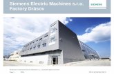 Siemens Electric Machines s.r.o. Factory Drásovw5.siemens.com/web/cz/cz/corporate/portal/home/produkty_a_sluzby... · 2015 Restricted © Siemens Electric Machines s.r.o. 2015 All