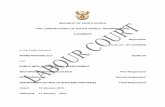 IN THE LABOUR COURT OF SOUTH AFRICA - Justice  · PDF fileTHE LABOUR COURT OF SOUTH AFRICA, JOHANNESBURG JUDGMENT Reportable Case no: ... Council, Printing, Newspaper and