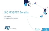 SiC MOSFET Benefits - S · PDF filecooling inverters Aircon M inverter Auxiliary ... SiC MOSFET runs at higher junction temperature in spite of ... up to 100% load. • Cooling fluid