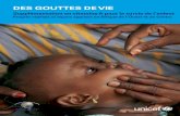 Des Gouttes de Vie - · PDF fileDES GOUTTES DE VIE Supplémentation en vitamine A pour la survie de l’enfant ... mis une distribution efficace de suppléments de vita-mine A aux