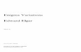 Variations Enigma [opus 36] - Free- · PDF fileTitle: Variations Enigma [opus 36] Author: Elgar, Edward - Publisher: London: Novello & Co., 1899, plate 10815 Subject: Domaine Public
