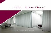 ACCORDION DOORS - Corflexcorflex.ca/brochure/Corflex_Web_AccordionDoors.pdf · 3 FEEL LIKE A CHANGE Our accordion doors fold right into your project! At any time, you may wish to