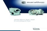 Axial Flow Fan And Centrifugal Fan - Marathon  · PDF fileAxial Flow Fan And Centrifugal Fan A Regal Brand