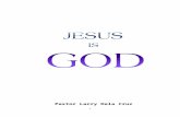 Jesus is God - Pastor larry dela cruz - HOMEpastorlarrydelacruz.weebly.com/uploads/1/4/7/2/1472830…  · Web view16who alone possesses immortality and dwells in unapproachable light,