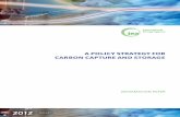 A Policy Strategy for Carbon Capture and StorageA Policy Strategy for Carbon Capture and Storage ... Hood, Ellina Levina, Juho Lipponen ... A Policy Strategy for Carbon Capture and