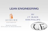 LEAN ENGINEERING - Institute of Industrial and Systems ... · PDF fileLEAN ENGINEERING The Lean Engineer (LE), has an IE foundation, enhanced with lean tools, six sigma capability