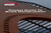 Pocket Guide To Brick Construction · PDF filePocket Guide To Brick Construction. ACME BRICK COMPANY POCKET GUIDE TO BRICK CONSTRUCTION ... modular construction. In the above table,
