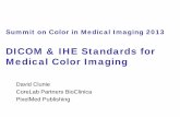 DICOM & IHE Standards for Medical Color · PDF fileDICOM & IHE Standards for Medical Color Imaging David Clunie CoreLab Partners BioClinica. PixelMed Publishing. ... to be in ICC Profile