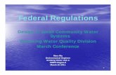 PWS Federal Regulations Overview - US EPA · PDF fileNatalie Cannon (Phase II&V) e-mail cannon @epa gov@epa.gov Phone Phone 303 303--312312--66256625 Alysia Tien (Rad & Nitrate)Alysia