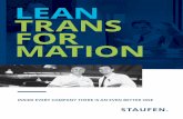 LEAN TRANS FOR MATION -  · PDF fileLEAN TRANS FOR MATION ... Geschäftsführender Gesellschafter, ... Thanks to our 70 BestPractice partners, you will get up close and personal