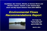 Environmental Flows Recommendations Report · PDF fileEnvironmental Flows Recommendations Report Guadalupe, San Antonio, Mission, & Aransas Rivers and Mission, Copano, Aransas, & San