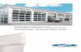 Industrijska sekcijska vrata - · PDF fileThermo 45 Sekcijska vrata od visoko izoliranih čeličnih panela str. 6 ... cijevnih profila i staklena letvica ... Izravnanje težine se