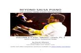 BEYOND SALSA PIANO · PDF filebeyond salsa piano the cuban timba piano revolution volume 6 • iván “melón” lewis, pt. 1 note for note transcriptions