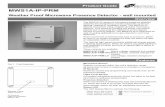 Weather Proof Microwave Presence Detector - wall mounted · PDF fileOverview The MWS1A-IP series of microwave presence detector switches are designed to provide automatic control of
