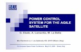 POWER CONTROL SYSTEM FOR THE AGILE SATELLITE… 2005 Presentation.pdf · POWER CONTROL SYSTEM FOR THE AGILE SATELLITE ... Average lighting time is 60.31min. ... POWER CONTROL SYSTEM