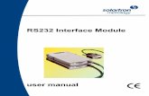 RS232 Interface Module - K-Pro Softkprosoft.com/file/UK_RS232 Interface Module_MAN.pdf · The RS232 Interface Module is not powered from the PC RS232 comm port or the Orbit Bus. It