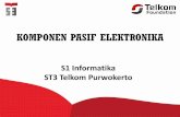 KOMPONEN PASIF ELEKTRONIKA - Emi Iryantiemiiryanti.dosen.st3telkom.ac.id/wp-content/uploads/sites/26/2016/... · •NTC ( Negative ... Gambar 10 •PTC ( Positive Temperature Coefficient