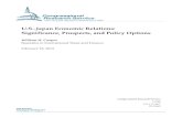 U.S.-Japan Economic Relations: Significance, Prospects ... · PDF fileU.S.-Japan Economic Relations: Significance, Prospects, and Policy ... performance of the Japanese ... Japan Economic