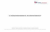 CARDMEMBER AGREEMENT - RBL Bank Cards/RBL-MITC-final... · Please refer to for updated Most Important Terms & Conditions and Cardmember Agreement ... HyperCITY Rewards Plus Rs 2999/-