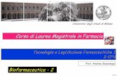 Corso di Laurea Magistrale in Farmacia - users.unimi.itusers.unimi.it/gazzalab/wordpress/wp-content/uploads/2011/12/4-Bio... · permette comunque la descrizione di equilibri distributivi