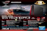 ROG GR6 Ultra Compact Gaming Desktop WIN YOUR BATTLE - Asus · PDF fileROG GR6 Ultra Compact Gaming Desktop 2.5 LITERS PUNCHING ABOVE ... AiPROTECTION with TREND MICRO ... • 4x4