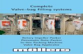 Complete Valve-bag filling systems - Maschinenfabrik Valve-bag filling systems Rotary Impeller Packer Pneumatic Roto-Packer ... of the design features of the Mllers packer. The impellers