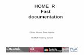 HOME R Fast documentation -  · PDF fileHOME_R Fast documentation Olivier Mestre, ... • xxxxxxxx station id (8 characters) ... pick up series less correlated