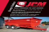 D capacity to 25t capacity. 14t models come on JPMs tried ... · PDF fileJPM manufacture a range of dump trailers from 14t capacity to 25t capacity. 14t models come on JPMs tried and