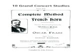 10 Grand Concert Studies - Arizona State Universityjqerics/Franz-10-Concert-Studies.pdf · 10 Grand Concert Studies from the ... and pages 86-102 contain the “10 Grand Concert Studies,”