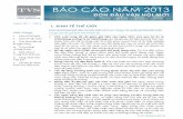 BÁO CÁO NĂM 2013 - tvs.vn tuc/TVS/BAO_CAO_NAM_2013.pdf · đảo mạnh. Nhà đầu tư rút tiền nhằm tìm kiếm lợi suất cao hơn ở các nền kinh tế phát triển