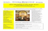 wedding-sheet-2017 -   · PDF fileNo music. Under 20 guests Normal wedding £688 Includes music, organist, priest, verger, wedding certificate & banns at Optional Extras