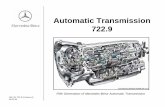 Automatic Transmission 722 - windeire.ca a.pdf · • Basic principle of controlling hydraulics with electronics, as 722.6 • Transmission control module will adapt shift for optimal