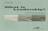 What is Leadership? - University of Exeter Business Schoolbusiness-school.exeter.ac.uk/.../cls/what_is_leadership.pdf · Defining Leadership The topic of leadership has been of interest