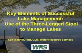 Key Elements of Successful Lake Management: Use of · PDF fileKey Elements of Successful Lake Management: Use of the Three-Legged Stool to Manage Lakes Ken Wagner, PhD, CLM, Water