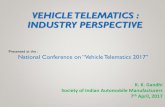 VEHICLE TELEMATICS : INDUSTRY PERSPECTIVEtelematicswire.net/conf/2017/pune/file/ppt/KK_Gandhi_SIAM.pdf · VEHICLE TELEMATICS : INDUSTRY PERSPECTIVE ... Tata Motors (5%) Leading Players