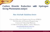 Carbon Dioxide Reduction with Hydrogen Using · PDF fileChemical Reaction Engineering Group (CREG) N01-Faculty of Chemical Engineering . Universiti Teknologi Malaysia . UTM 81310 Johor