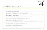 STUDY SkILLS - CFWV.com - Home · PDF fileV. Wrap Up: Study Skills Checklist (5 minutes) During this lesson, the student(s) will: ... Grade 7, Study Skills 1: Finding a Time and Place