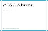 AISC Shape - thamrin nasution · PDF fileAISC Shape W, M, S and HP Mechanical Properties, metric ... The shapes contained in this database are taken from the AISC Version 13.0 "Shapes