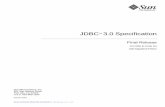 JDBC 3.0 Speciﬁcation - Java au Cnamjava.cnam.fr/iagl/biblio/spec/jdbc-3_0-fr-spec.pdf · Microsystems, Inc. in the U.S. and other countries. ... 19.3 Packaging JDBC Drivers in