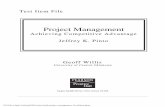 Project Management - TEST BANK 360testbank360.eu/sample/test-bank-project-management-1st-edition... · Project Management ... Chapter 13 Project Evaluation and Control 414 Chapter