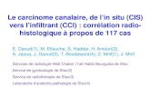 Le carcinome canalaire, de l’in situ ... - pe.sfrnet.orgpe.sfrnet.org/Data/ModuleConsultationPoster/pdf/2009/1/4ca0517e... · Le carcinome canalaire, de l’in situ (CIS) vers l’infiltrant