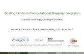 [0.4cm] Scaling Limits in Computational Bayesian Inversion · PDF fileScaling Limits in Computational Bayesian Inversion Claudia Schillings, Christoph Schwab Warwick Centre for Predictive