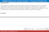 DeWolf, Criminal Law Tutorial, Chapter 2 Purposes of ...dewolflaw.net/crimtutorial/chap02.pdf · Be careful to read the question and the suggested answers thoroughly. ... DeWolf,