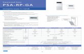 Напольный блок PSA-RP-GAroyal-clima.com/pdf/Mr.Slim Power Inverter- PSA-RP... ·  · 2009-06-0671 r410a хладагент Пространство для установки