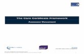 The Care Certificate Framework - Skills for · PDF fileThe Care Certificate Framework (Assessor) ©Copyright Health Education England, Skills for Care and Skills for Health 2 Overall