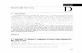 Appendix D - MATLAB Scripts - Elsevierbooksite.elsevier.com/9780080977478/downloads/Appendix_D.pdf · MATLAB Scripts D D.1 Introduction This appendix lists MATLAB scripts that implement