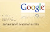 GOOGLE Docs & Spreadsheets - Kean Universityrmelworm/10/3040-04.s10/submittals/2… · PPT file · Web viewGoogle Docs & Spreadsheets Its Absolutely Free Must Register for Google